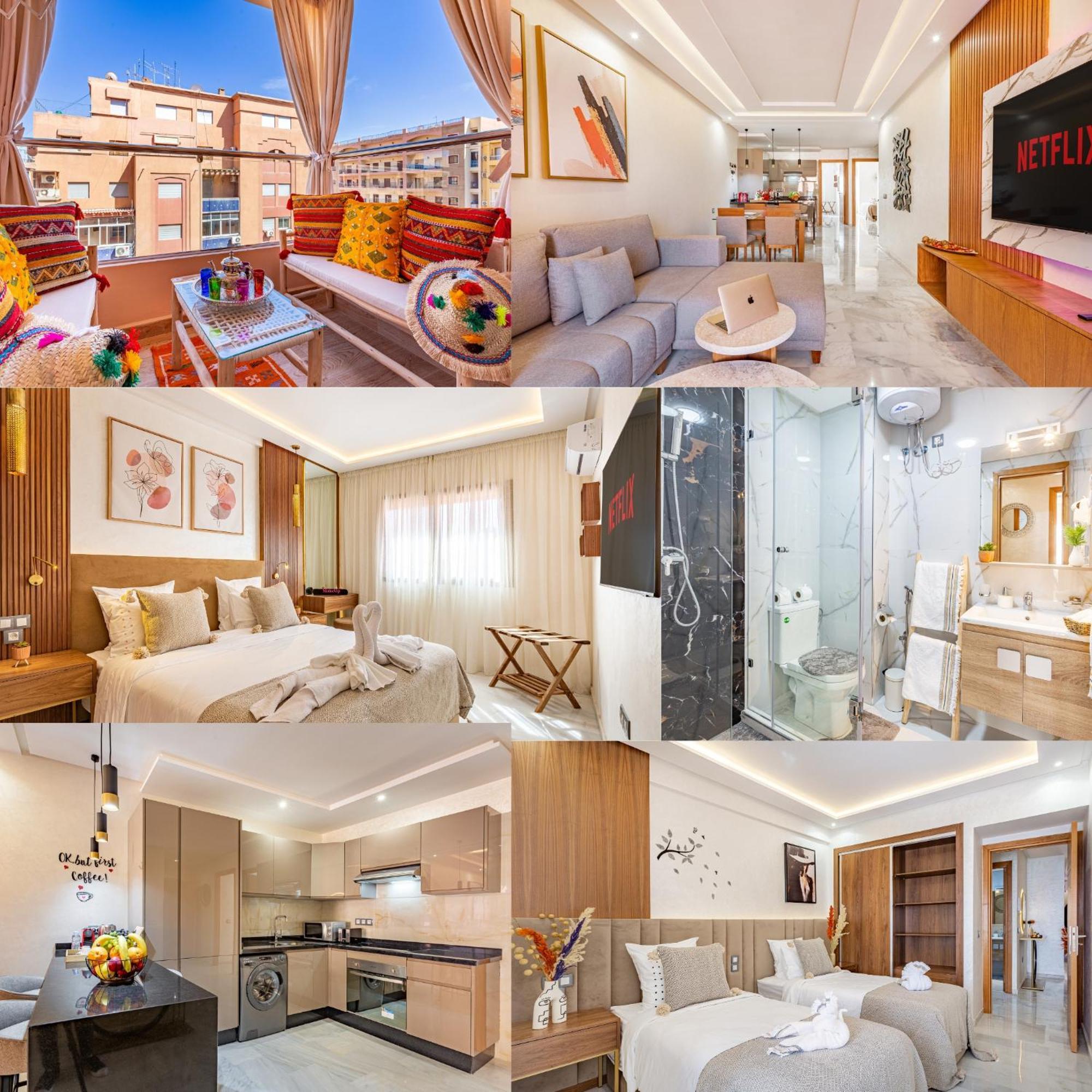 Magnifique Appartement Unique Et Central! Marrakesh Buitenkant foto