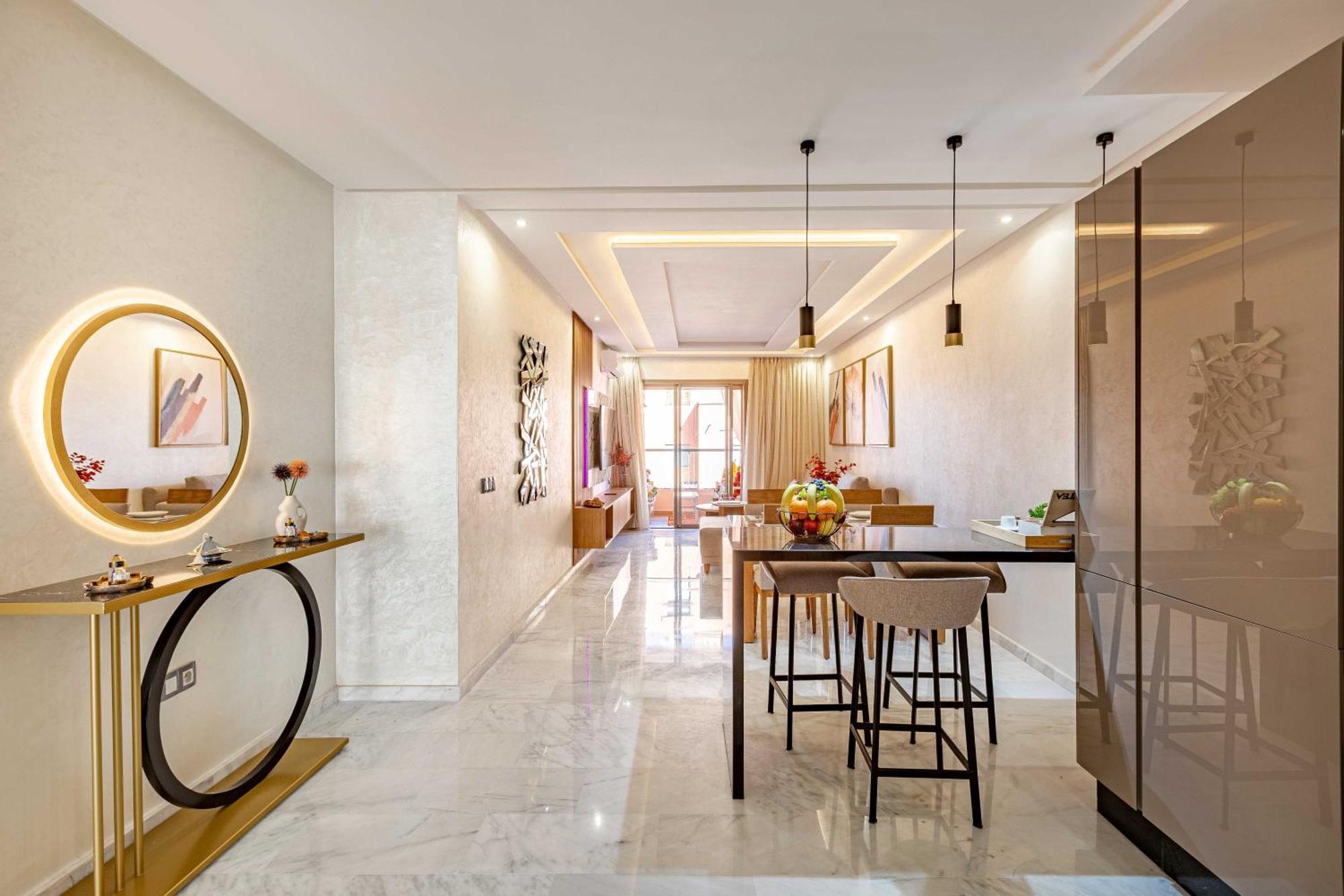 Magnifique Appartement Unique Et Central! Marrakesh Buitenkant foto