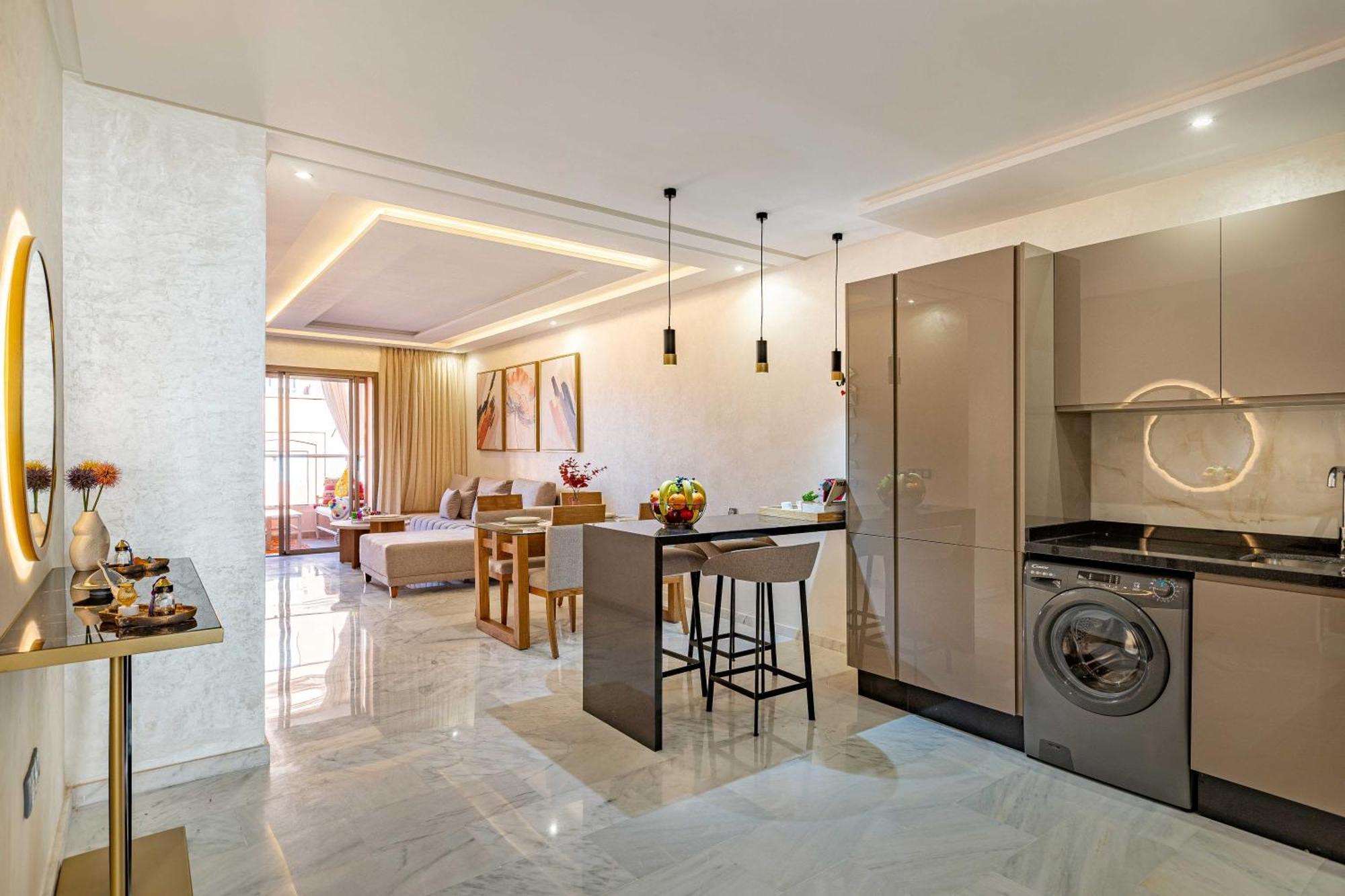 Magnifique Appartement Unique Et Central! Marrakesh Buitenkant foto