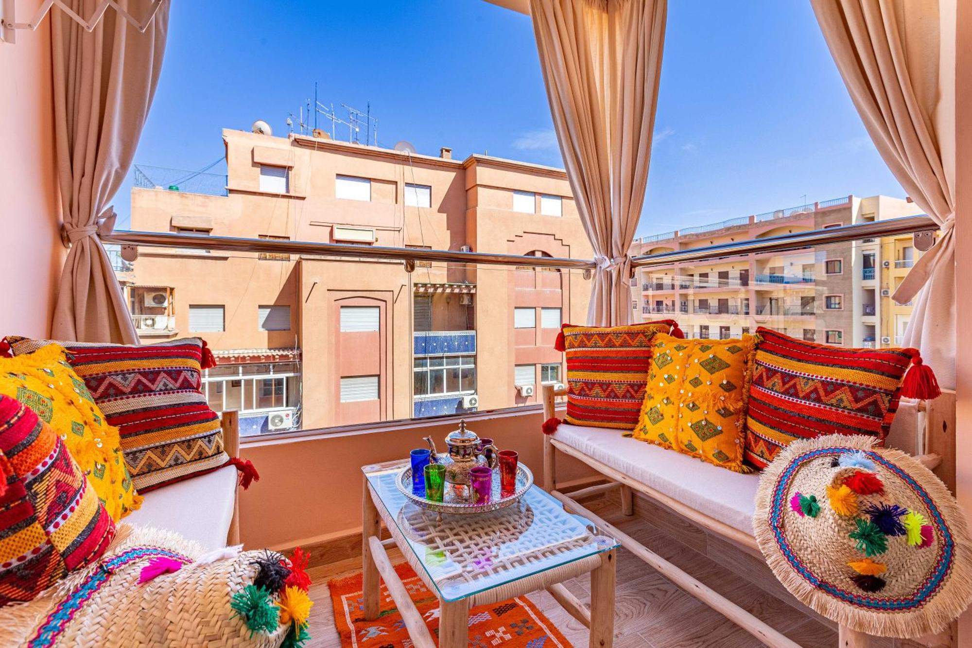 Magnifique Appartement Unique Et Central! Marrakesh Buitenkant foto