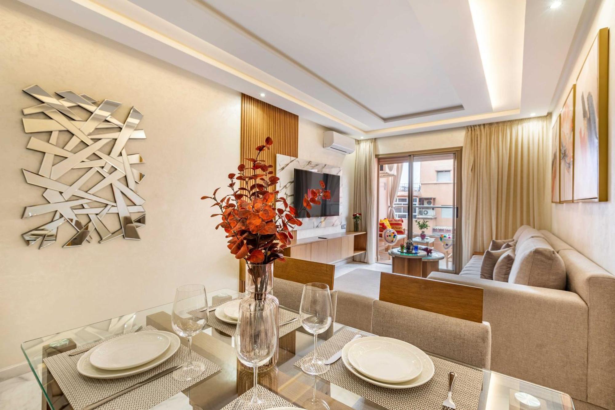 Magnifique Appartement Unique Et Central! Marrakesh Buitenkant foto