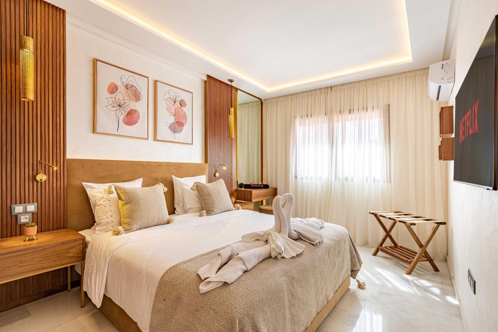 Magnifique Appartement Unique Et Central! Marrakesh Buitenkant foto